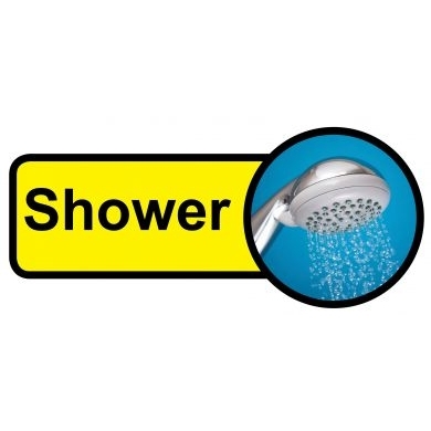 Shower sign - 480mm x 210mm
